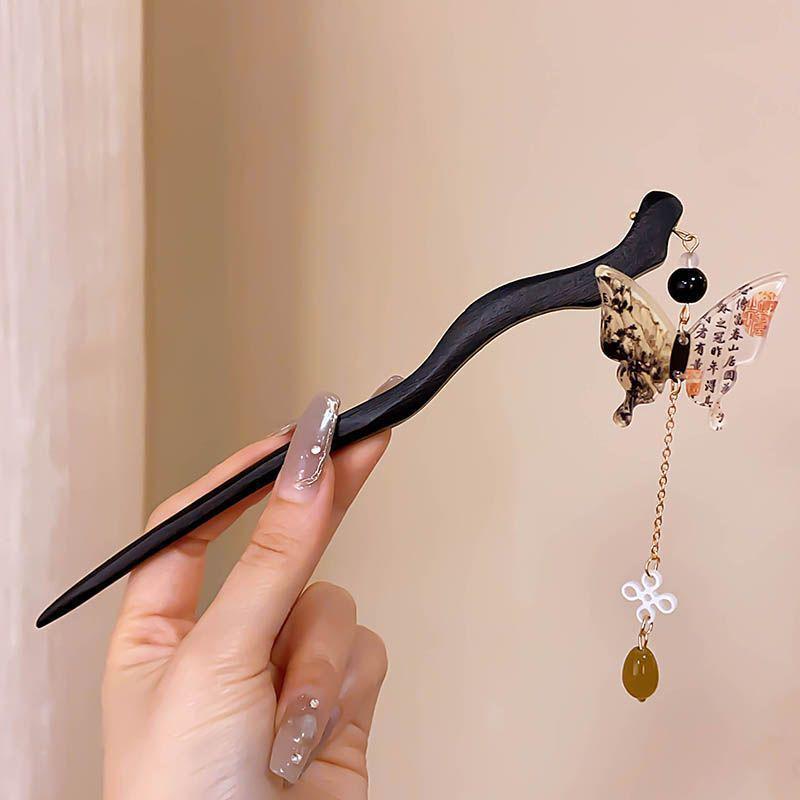 Деревянная шпилька для волос «Ретро Магнолия» 2024 года с кисточкой из ландыша: Простой аксессуар для пучка для ханьфу и чонсама
Деревянная шпилька для волос «Ретро Магнолия» 2024 года с кисточкой из ландыша: Простой аксессуар для пучка для ханьфу и чонсама