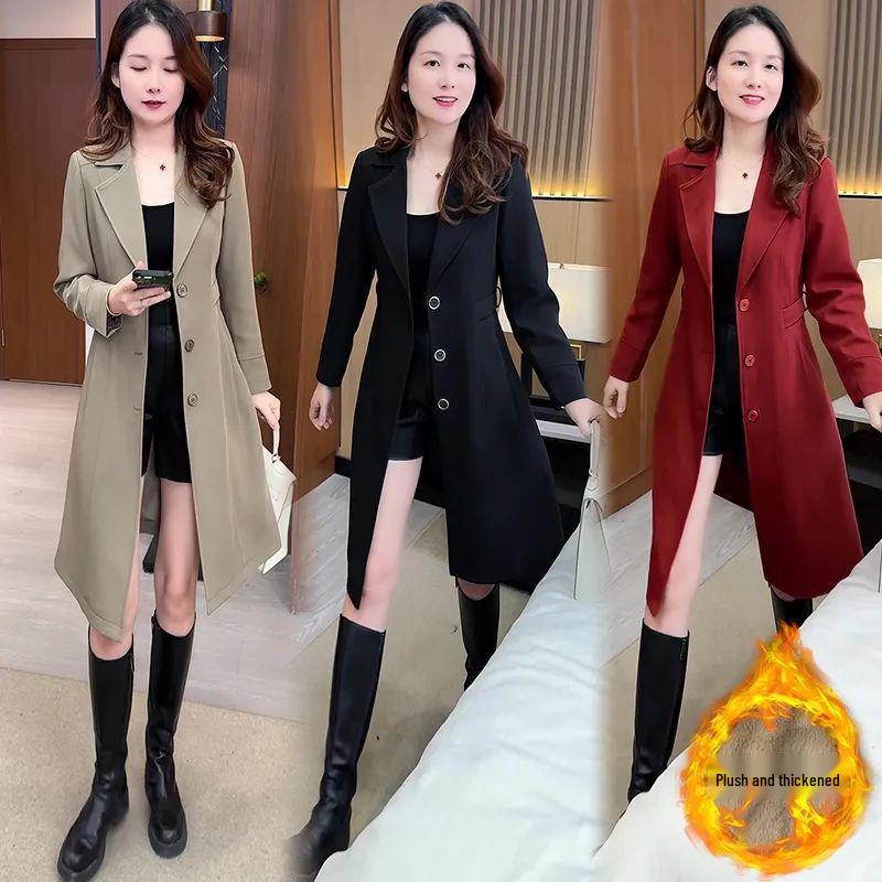 Women s 2024 Winter Fleece-Lined Slimming Trench Coat - Mid-Length, Waist-Cinching, Warm, Stylish M
Women s 2024 Winter Fleece-Lined Slimming Trench Coat - Mid-Length, Waist-Cinching, Warm, Stylish M