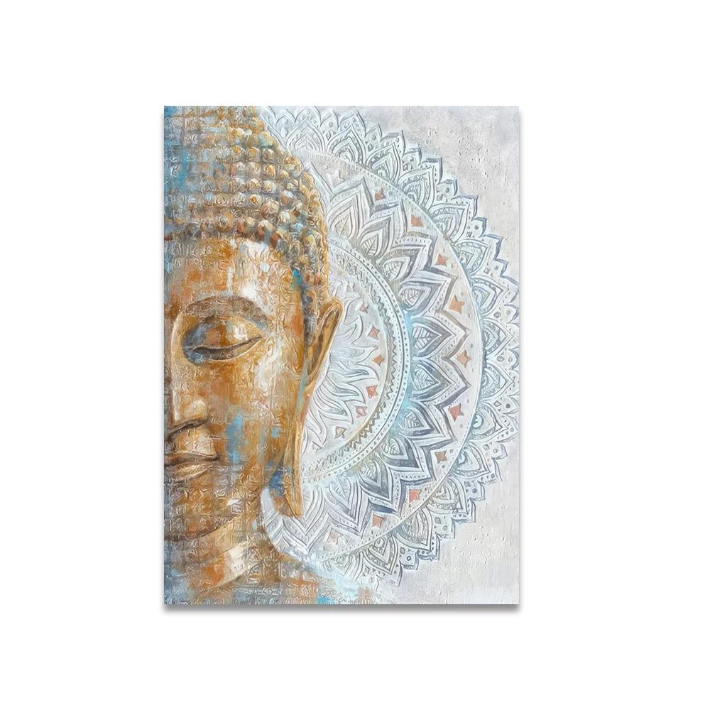 Modern Buddha Canvas Paintings Blue Mandala Flower Blossom Buddha Posters for Bedroom Living Room Buddhism Art Decor Pictures 21X30CMNo Framed
Modern Buddha Canvas Paintings Blue Mandala Flower Blossom Buddha Posters for Bedroom Living Room Buddhism Art Decor Pictures 21X30CMNo Framed