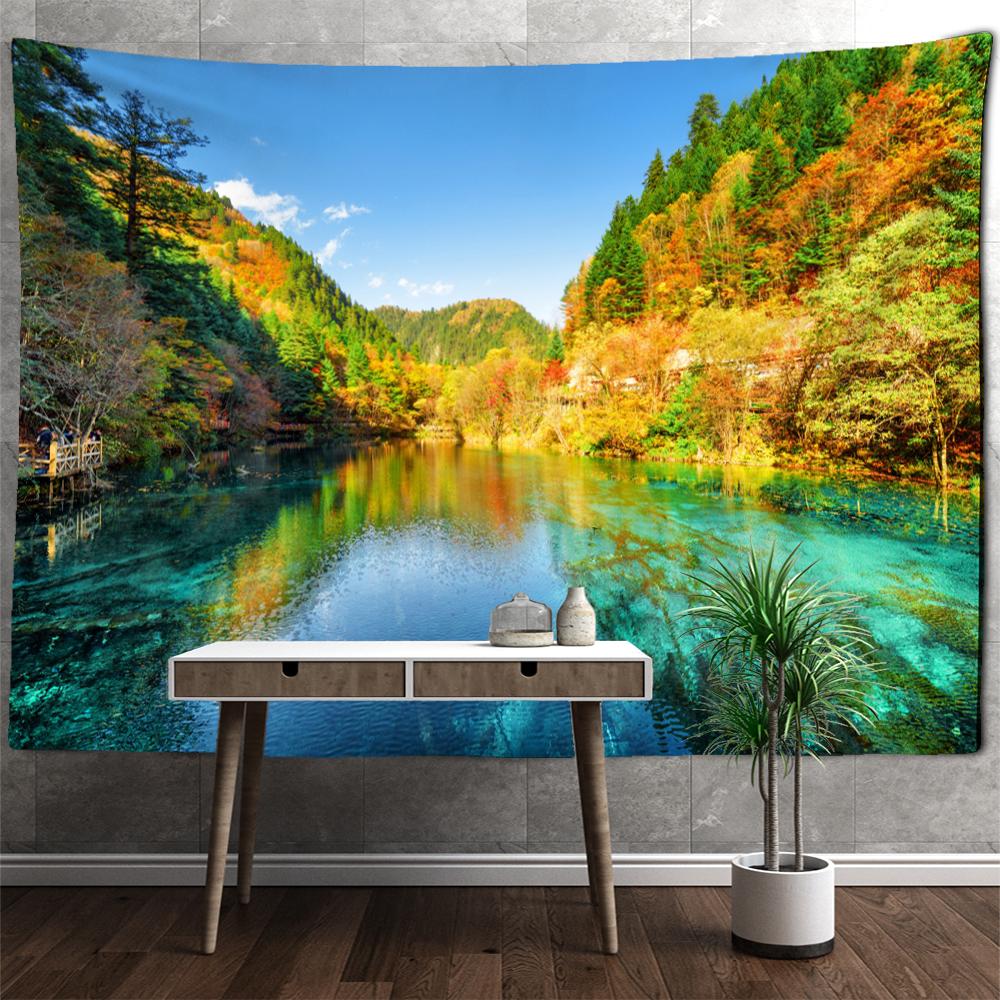 Гобелен с видом на реку и горы, настенный подвесной природный пейзаж, богемный хиппи, декор для спальни, гостиной 400x220cm
Гобелен с видом на реку и горы, настенный подвесной природный пейзаж, богемный хиппи, декор для спальни, гостиной 400x220cm