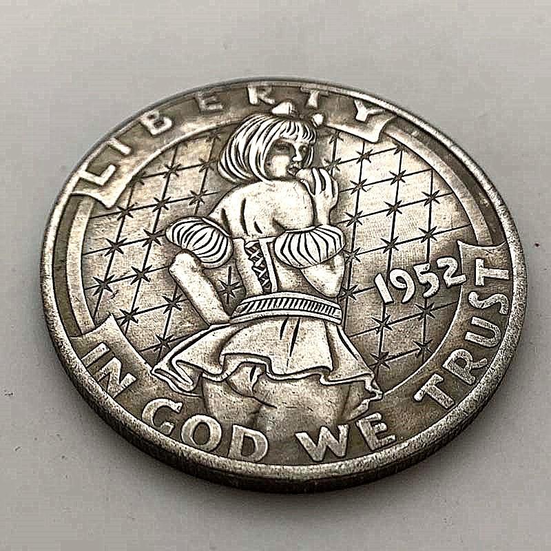 1952 Stray Coins, Crafts, Brass Old Silver Commemorative Medals, Play with Creative Gifts, Coin Commemorative Coins
1952 Stray Coins, Crafts, Brass Old Silver Commemorative Medals, Play with Creative Gifts, Coin Commemorative Coins