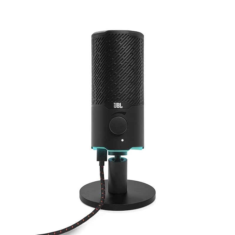 JBL QUANTUM STREAM USB standalone Dual condenser USB microphone/telework/gamer/content creator/streamer/PC, MAC, PS4, PS5, SWITCH available black
JBL QUANTUM STREAM USB standalone Dual condenser USB microphone/telework/gamer/content creator/streamer/PC, MAC, PS4, PS5, SWITCH available black