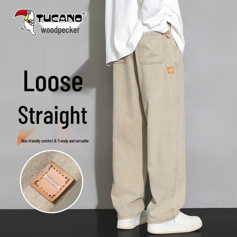 TUCANO Men s Embroidered Washed Loose Straight Jeans 2XL
TUCANO Men s Embroidered Washed Loose Straight Jeans 2XL