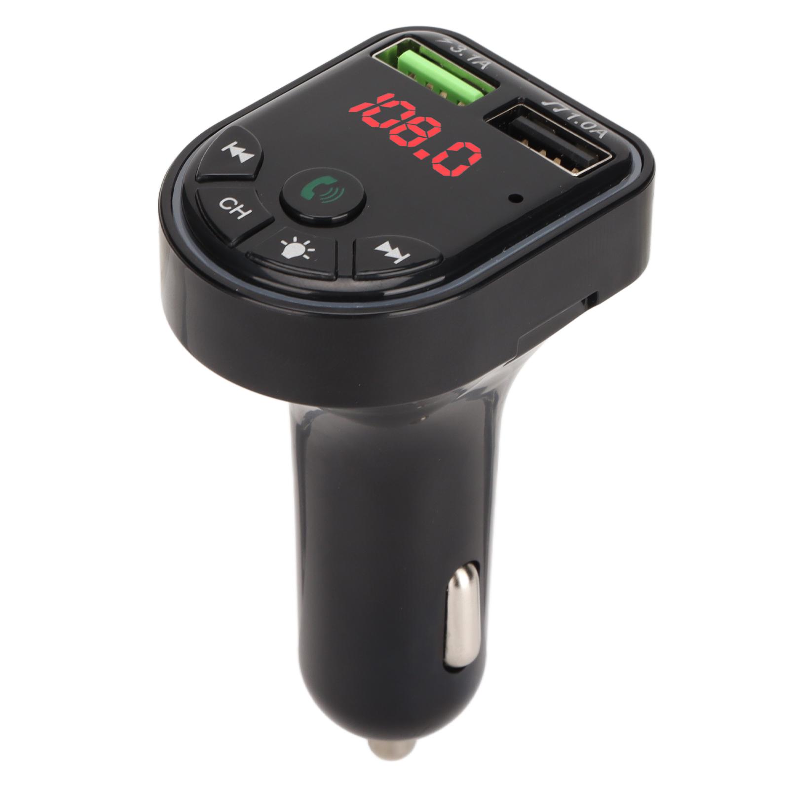 Car MP3 Player Bluetooth 5.0 Stereo USB Charging Support Memory Card U Disk FM Transmitter with
Car MP3 Player Bluetooth 5.0 Stereo USB Charging Support Memory Card U Disk FM Transmitter with