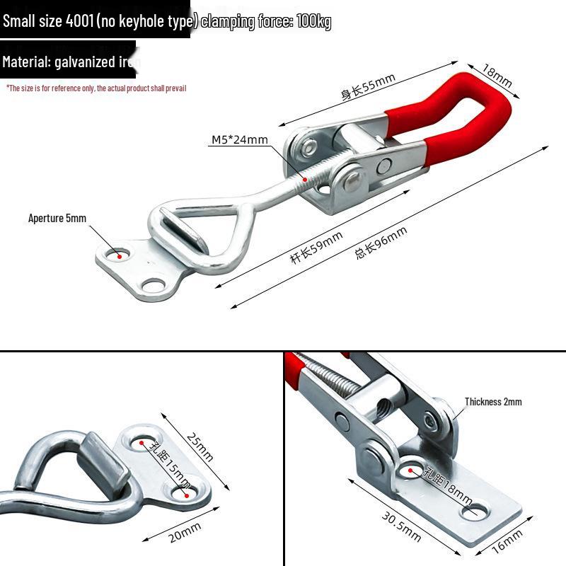 Adjustable 304 Stainless Steel Door Bolt Latch Toggle Fixture
Adjustable 304 Stainless Steel Door Bolt Latch Toggle Fixture