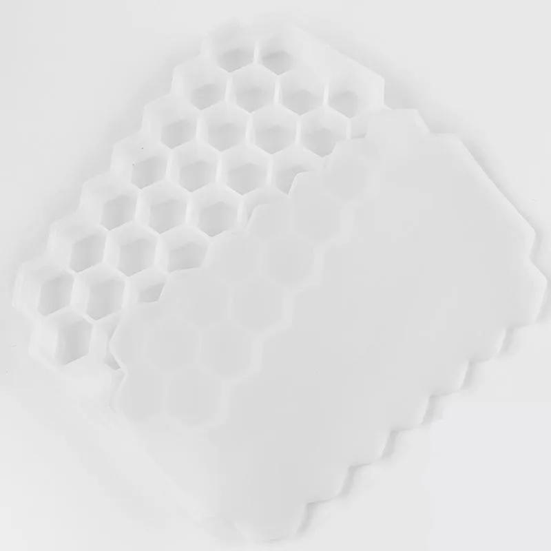 Ice Cube Making Silicone Mold BPA Free 37 Cavity Honeycomb Shape Reusable Ice Cube Mold with Removable Lid слонова кістка
Ice Cube Making Silicone Mold BPA Free 37 Cavity Honeycomb Shape Reusable Ice Cube Mold with Removable Lid слонова кістка