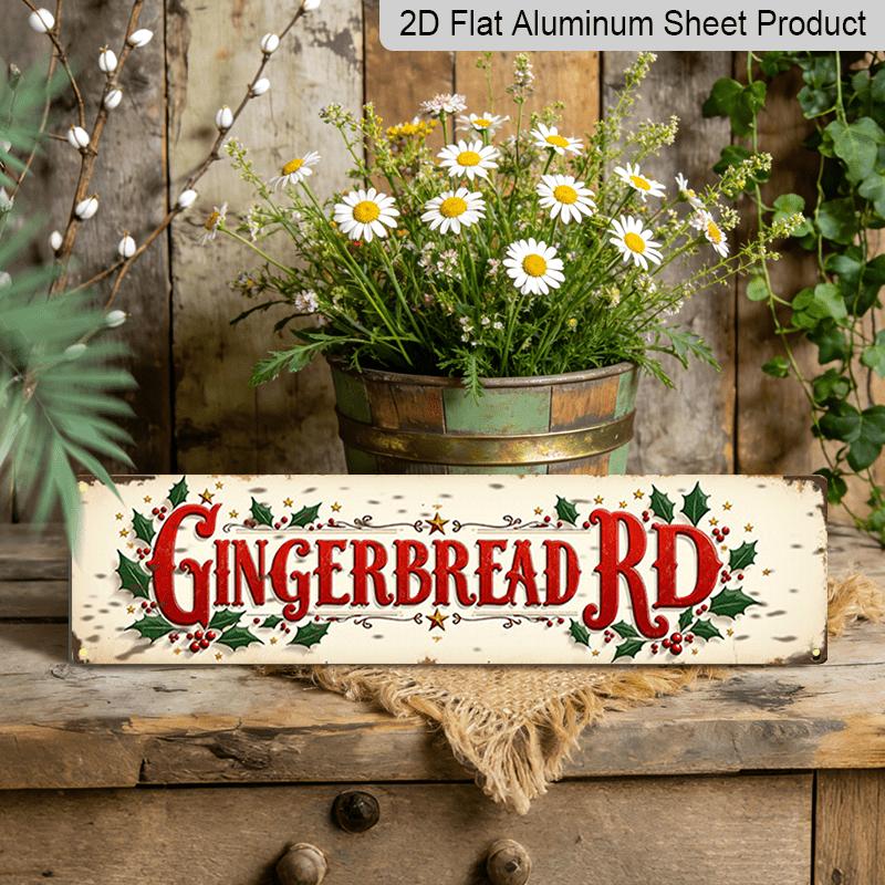 15.7×3.94inch Metal Sign for Christmas Decorations, Featuring A Vintage Gingerbread Road Design. Aluminum Decorative Sign, This Aluminum Wall Art Is 40cm x 10cm
15.7×3.94inch Metal Sign for Christmas Decorations, Featuring A Vintage Gingerbread Road Design. Aluminum Decorative Sign, This Aluminum Wall Art Is 40cm x 10cm
