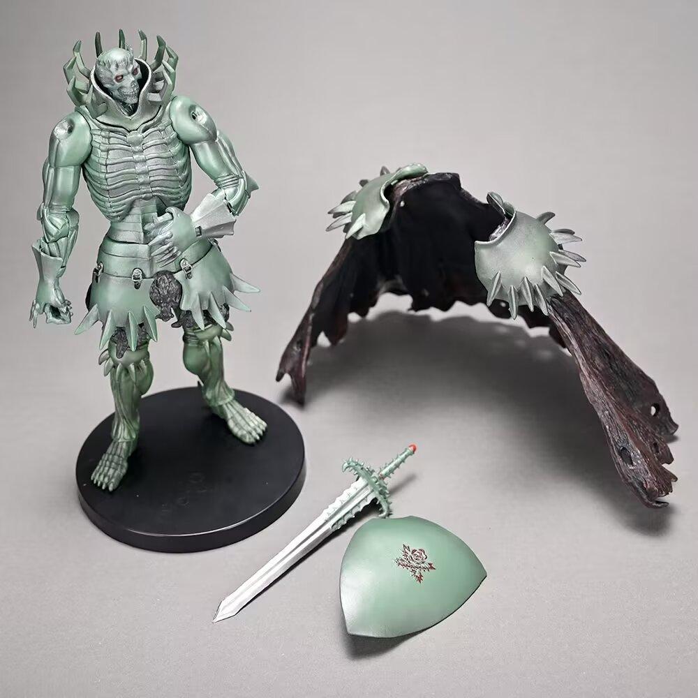 Skull Knight Figure 21cm Armored Green Silvery Knight PVC Action Figure Amine Christmas Gift Collectible Figurine without box зелений
Skull Knight Figure 21cm Armored Green Silvery Knight PVC Action Figure Amine Christmas Gift Collectible Figurine without box зелений