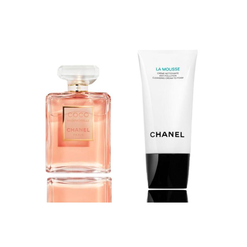 Набір CHANEL Coco Mademoiselle & La Mousse COCO EDP 100ml+Camellia Cleanser 150ml
Набір CHANEL Coco Mademoiselle & La Mousse COCO EDP 100ml+Camellia Cleanser 150ml