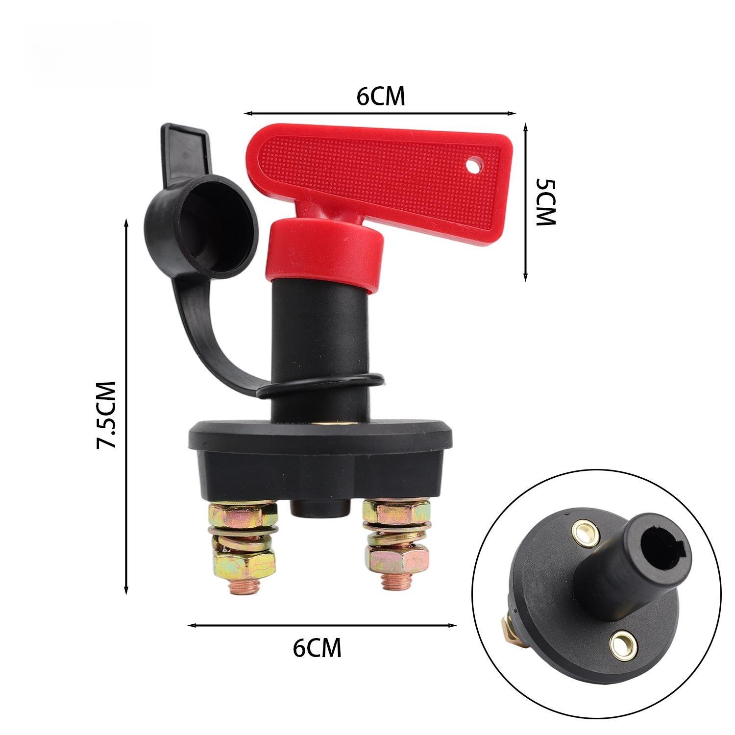 12V 24V Battery Kill Switch Disconnect Isolator Master Cut Off Key 200A Heavy Duty Power Saver for Car RV Boat ATV Maintenance
12V 24V Battery Kill Switch Disconnect Isolator Master Cut Off Key 200A Heavy Duty Power Saver for Car RV Boat ATV Maintenance