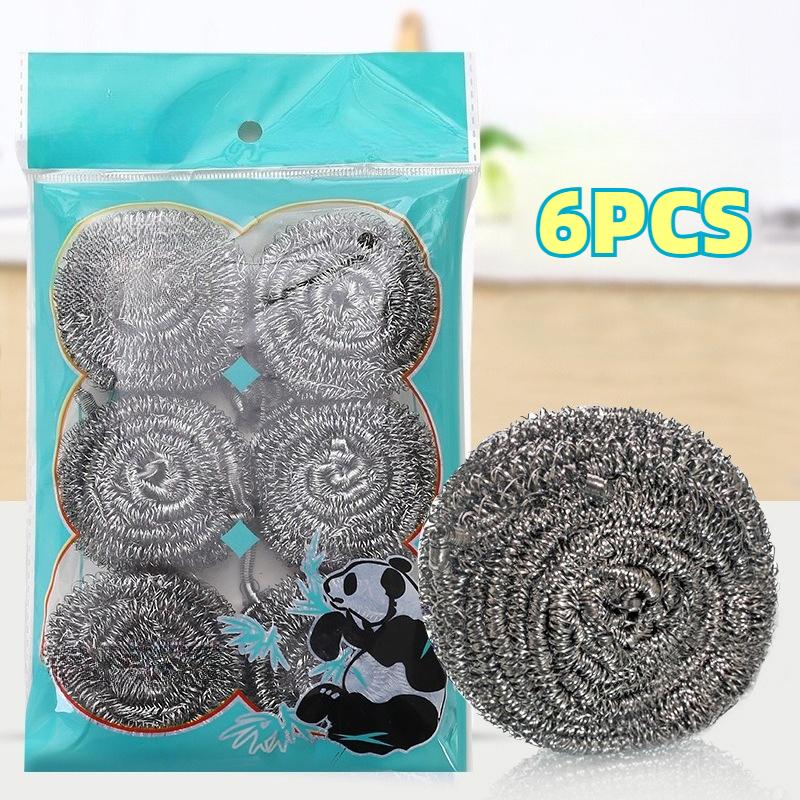 6pcs/set Stainless Steel Scrubber Dish Scrubbers Metal Scrubber Removes Grease Oil and Dirt Stains for Household Kitchen Restaurants 6pcs
6pcs/set Stainless Steel Scrubber Dish Scrubbers Metal Scrubber Removes Grease Oil and Dirt Stains for Household Kitchen Restaurants 6pcs