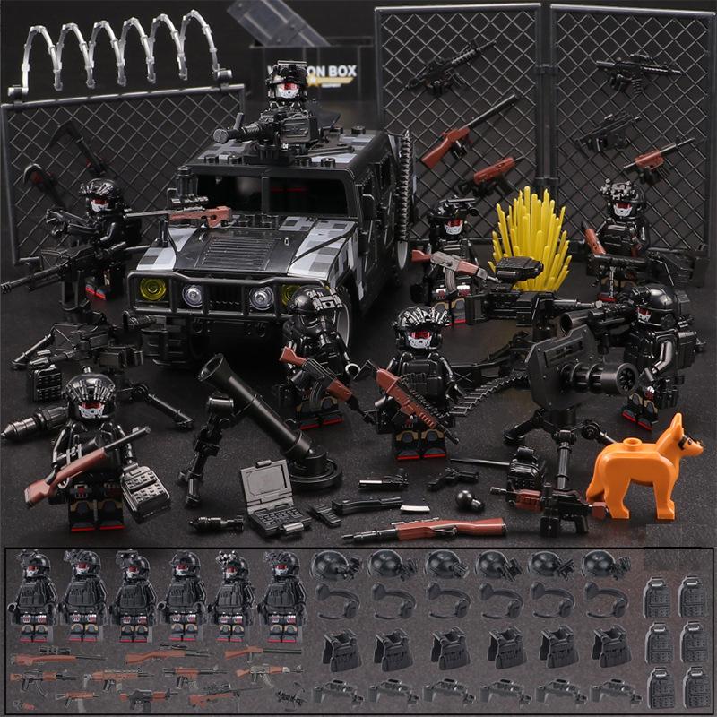 Camouflage Ghost Special Forces Base Suit Building Block Doll Special Police Military Doll
Camouflage Ghost Special Forces Base Suit Building Block Doll Special Police Military Doll