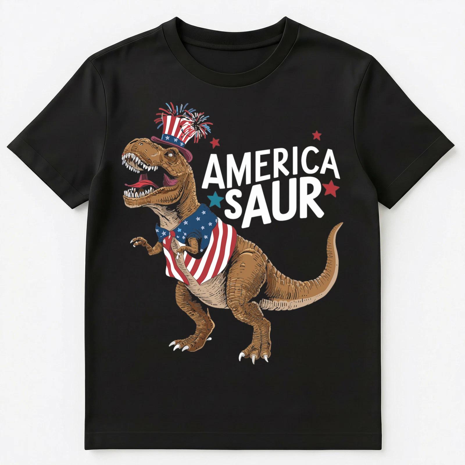 America T Rex Dinosaur Americasaur July 4Th Unisex T-Shirt S
America T Rex Dinosaur Americasaur July 4Th Unisex T-Shirt S