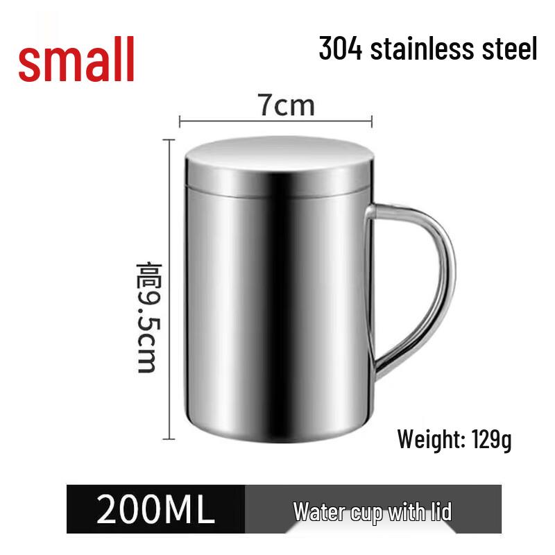 Zhishi 304 Stainless Steel Mug with Lid
Zhishi 304 Stainless Steel Mug with Lid
