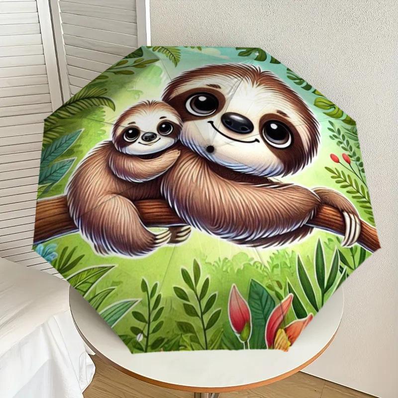1pc Sloth Family in Tropical Forest Umbrella with Plastic Handle,Suitable for All Seasons Home Travel Outdoor UmbrellaDD1605
1pc Sloth Family in Tropical Forest Umbrella with Plastic Handle,Suitable for All Seasons Home Travel Outdoor UmbrellaDD1605