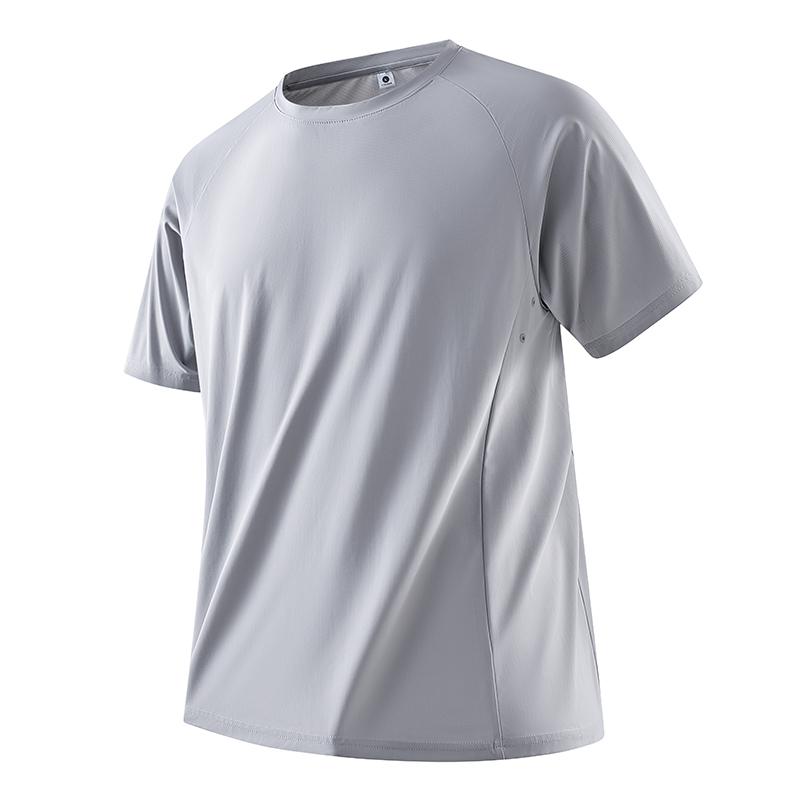 Half-sleeve Men s T-shirt Ice Top Quick-drying Sportswear Fitness T-shirt 3XL світло-сірий колір
Half-sleeve Men s T-shirt Ice Top Quick-drying Sportswear Fitness T-shirt 3XL світло-сірий колір