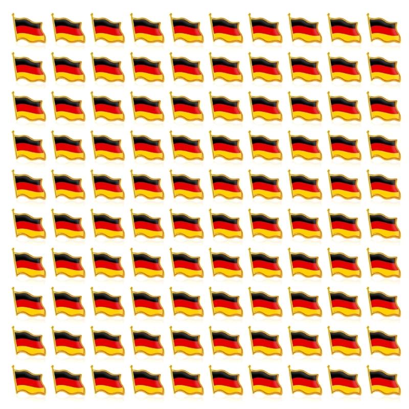 100 Pieces German Flag Lapel Pins Feature Enamel Coating National Pride Accessory Ideal For Event And Celebrations 1
100 Pieces German Flag Lapel Pins Feature Enamel Coating National Pride Accessory Ideal For Event And Celebrations 1