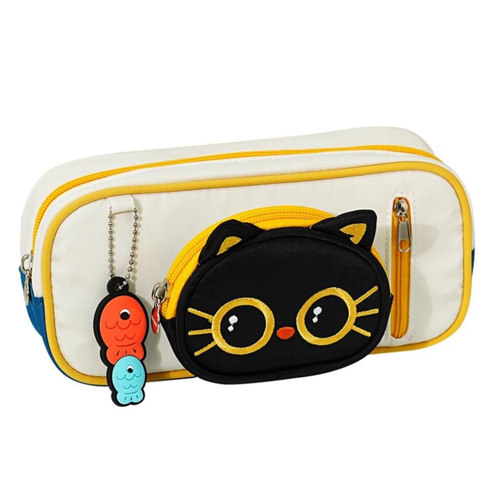 Double Layers Pen Bag Large Capacity Stationery Bag Cartoon Pencil Case School Office Black Cat
Double Layers Pen Bag Large Capacity Stationery Bag Cartoon Pencil Case School Office Black Cat