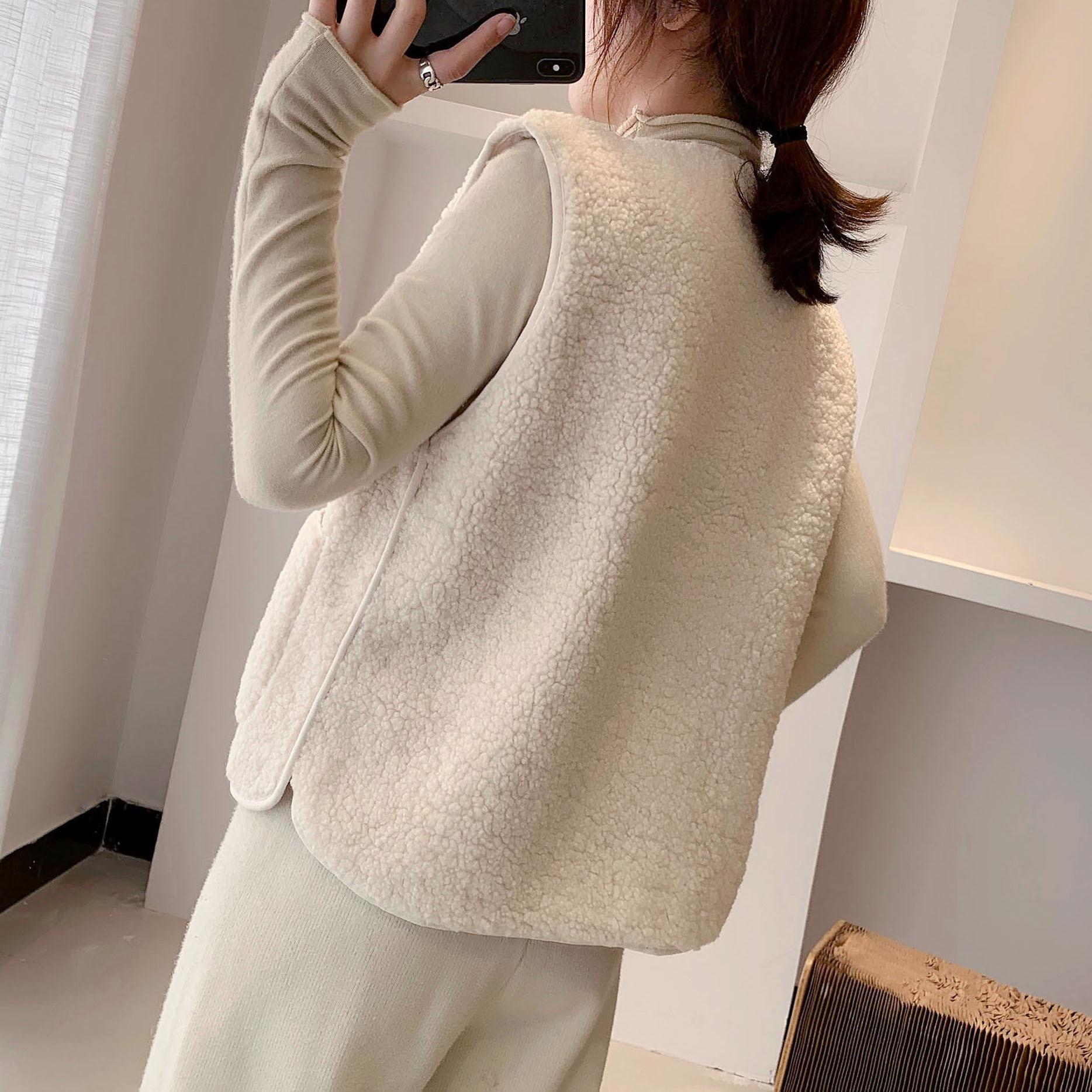 Winter Wear Short New Korean Version Loose Plush Vest Jacket Foreign Style Vest M хакі
Winter Wear Short New Korean Version Loose Plush Vest Jacket Foreign Style Vest M хакі