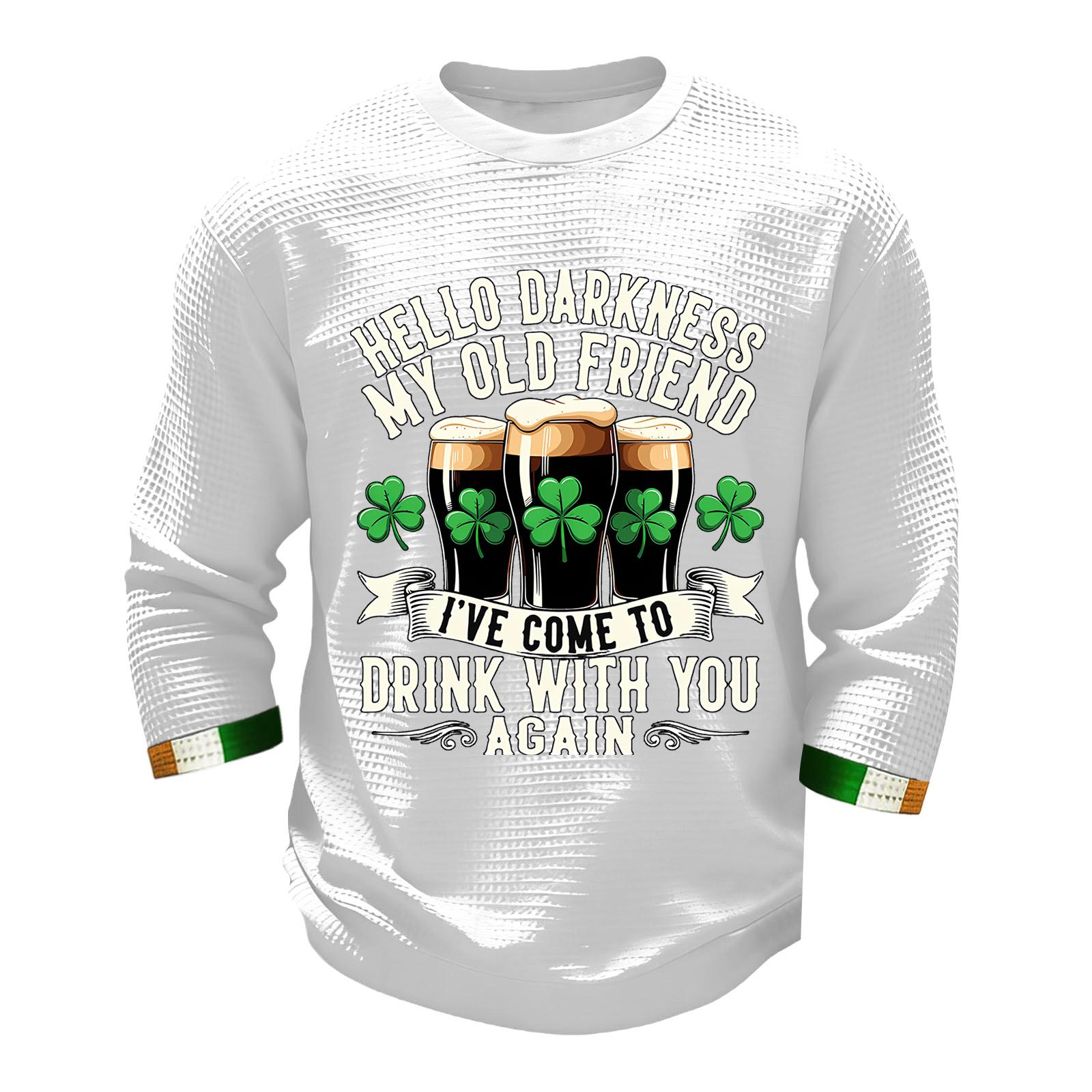 Men s Fashion Long Sleeve T-Shirt St. Patrick s Day Shirt XL білий
Men s Fashion Long Sleeve T-Shirt St. Patrick s Day Shirt XL білий