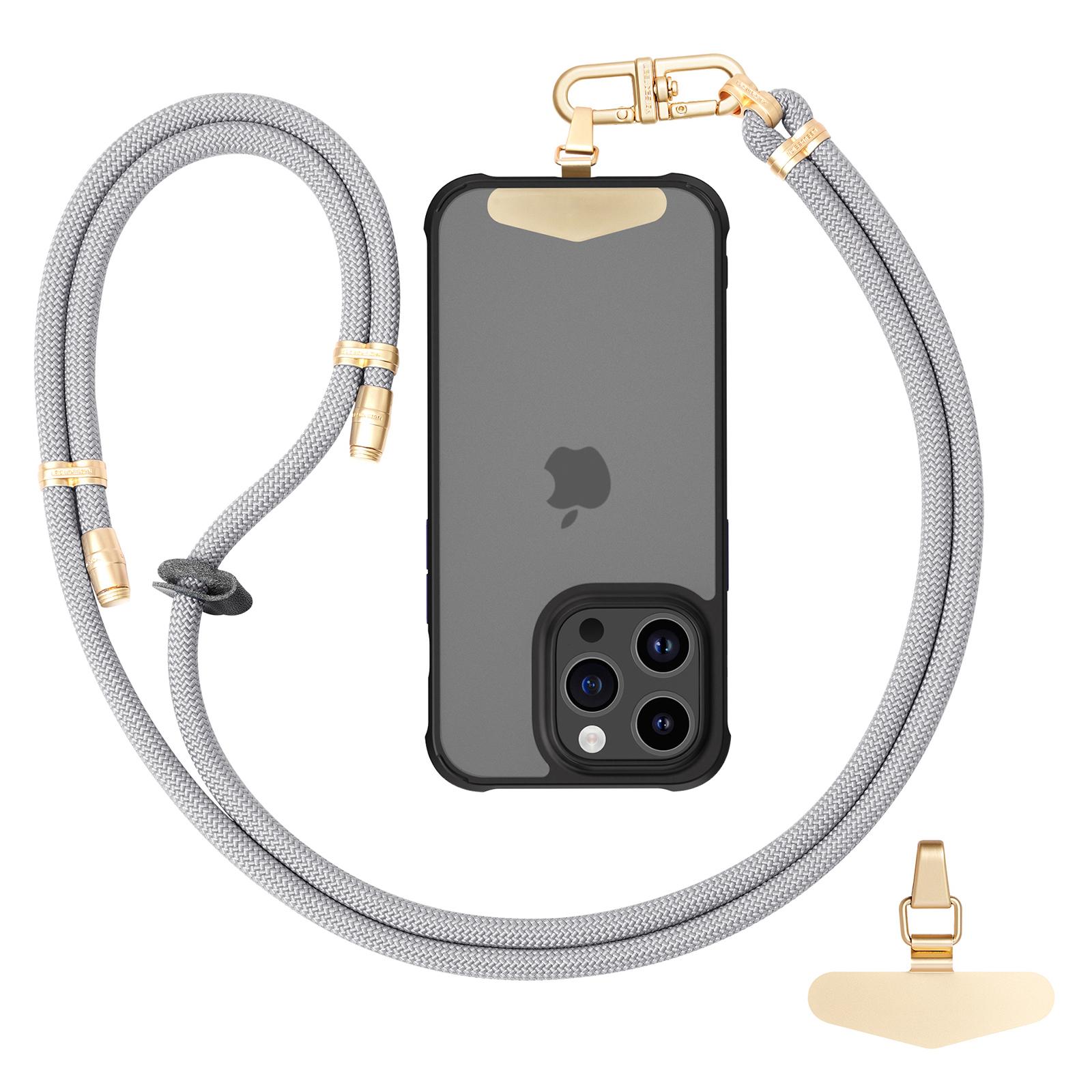 LEEU DESIGN Phone Lanyard 160cm Adjustable Crossbody Cell Phone Neck Strap with Pad Grey
LEEU DESIGN Phone Lanyard 160cm Adjustable Crossbody Cell Phone Neck Strap with Pad Grey