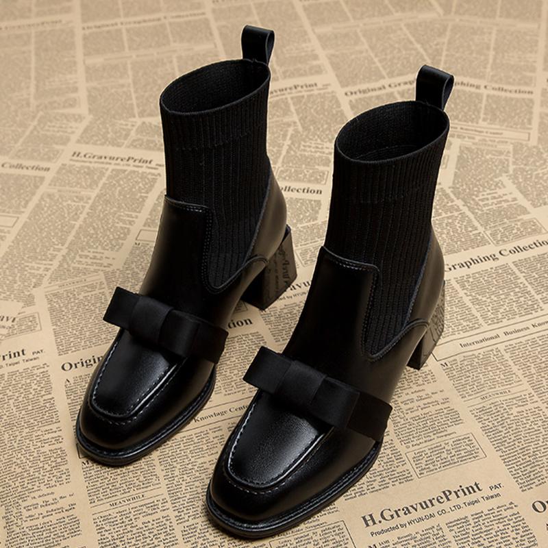 Bow Snow Ankle Boots for Women Mid Calf Winter Shoes Chunky Designer Fashion Sock Boots 2024 Trend Goth Dress Mujer Zapatillas 35
Bow Snow Ankle Boots for Women Mid Calf Winter Shoes Chunky Designer Fashion Sock Boots 2024 Trend Goth Dress Mujer Zapatillas 35