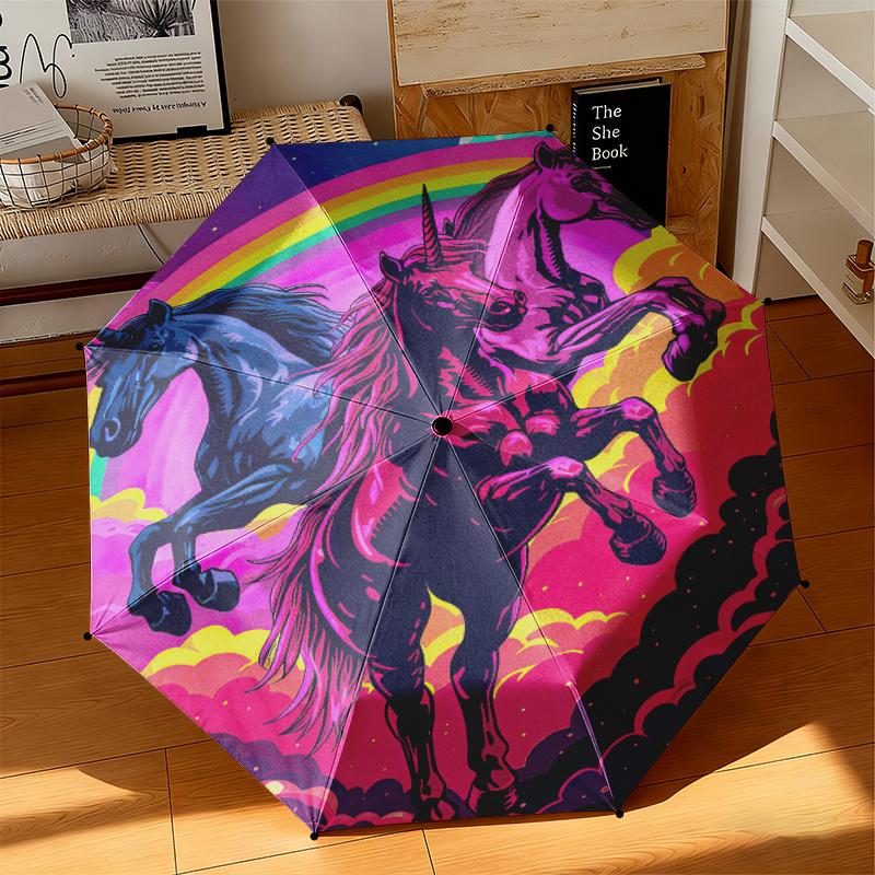1pc Unicorn Umbrella Portable Folding Umbrella Iron Frame Hole Bone Structure Outdoor Home Umbrella
1pc Unicorn Umbrella Portable Folding Umbrella Iron Frame Hole Bone Structure Outdoor Home Umbrella