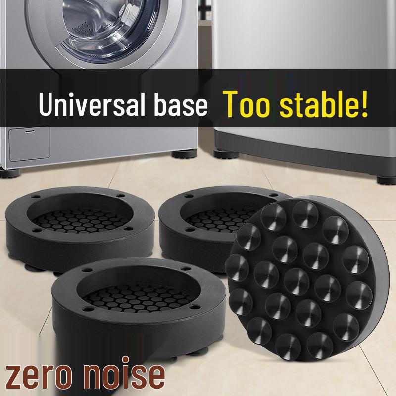 Anti-slip Shockproof Washing Machine Foot Pads with Suction Cup and Noise Reduction Base Stand. 4 pack чёрный
Anti-slip Shockproof Washing Machine Foot Pads with Suction Cup and Noise Reduction Base Stand. 4 pack чёрный