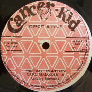 12inch Record CARL MALCOLM BARNABAS Repatriation Take A Tip NONE CancerKid 1977 Jamaica Reggae Ska Dub Used
12inch Record CARL MALCOLM BARNABAS Repatriation Take A Tip NONE CancerKid 1977 Jamaica Reggae Ska Dub Used