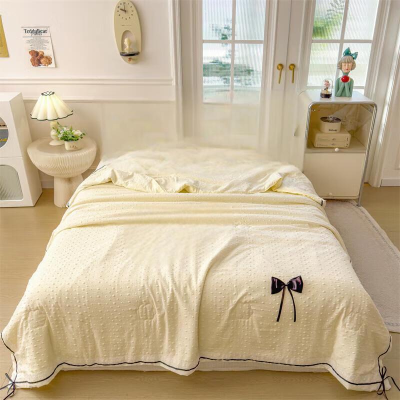 Bowknot Embroidered Lace Summer Quilt
Bowknot Embroidered Lace Summer Quilt