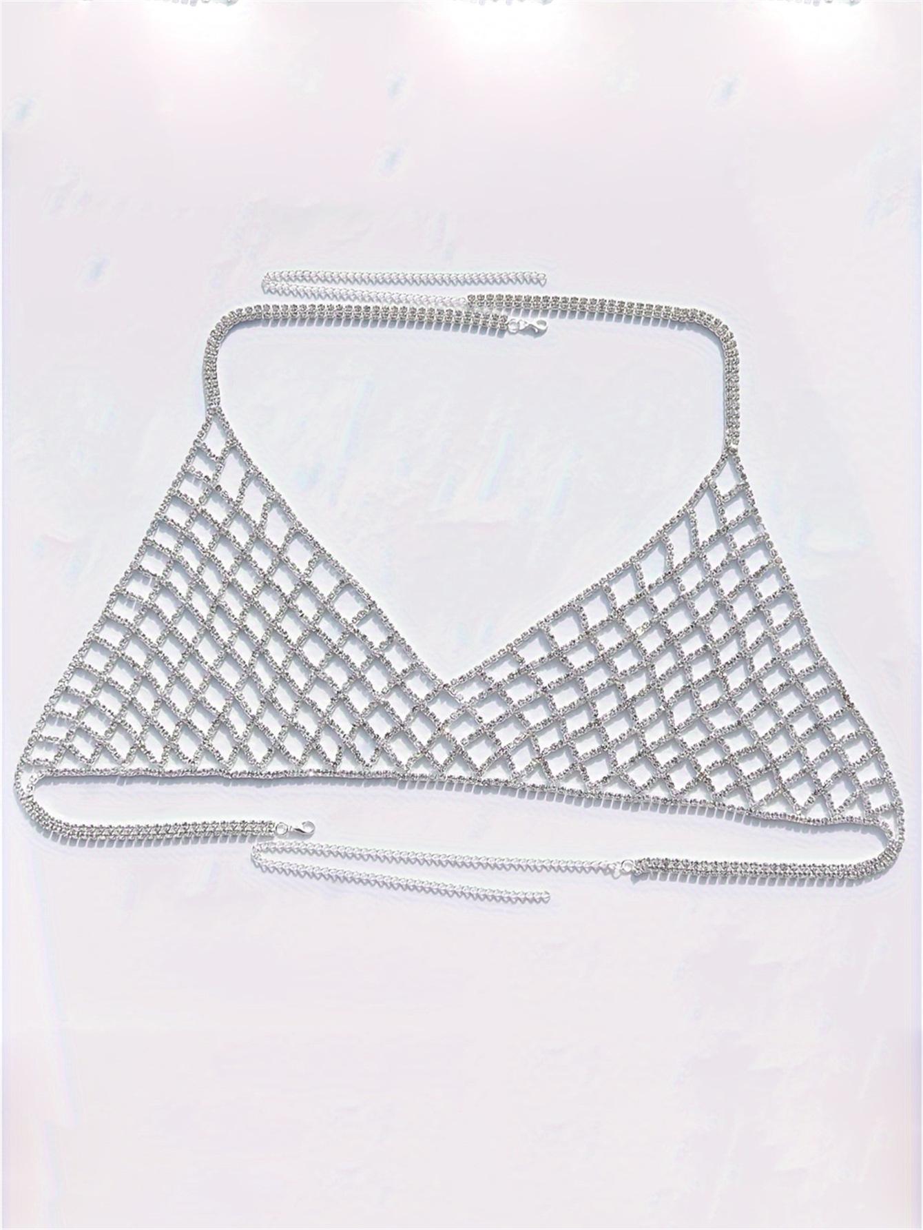 European And American Jewelry Sexy Summer Gold And Silver Mesh Chain Chest Body Chain Body Chain Female Bc122 срібний
European And American Jewelry Sexy Summer Gold And Silver Mesh Chain Chest Body Chain Body Chain Female Bc122 срібний