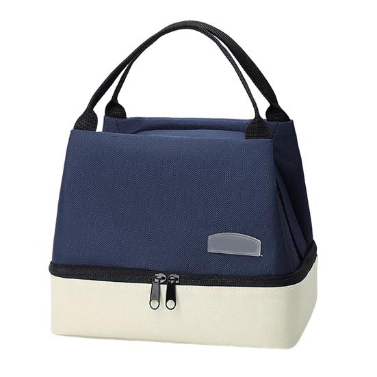 Двухслойная сумка для ланча Термоизолированная сумка для ланча Большой вместимости Непротекающая сумка-холодильник для поездок на работу, путешествий, пикника темно-синий
Двухслойная сумка для ланча Термоизолированная сумка для ланча Большой вместимости Непротекающая сумка-холодильник для поездок на работу, путешествий, пикника темно-синий