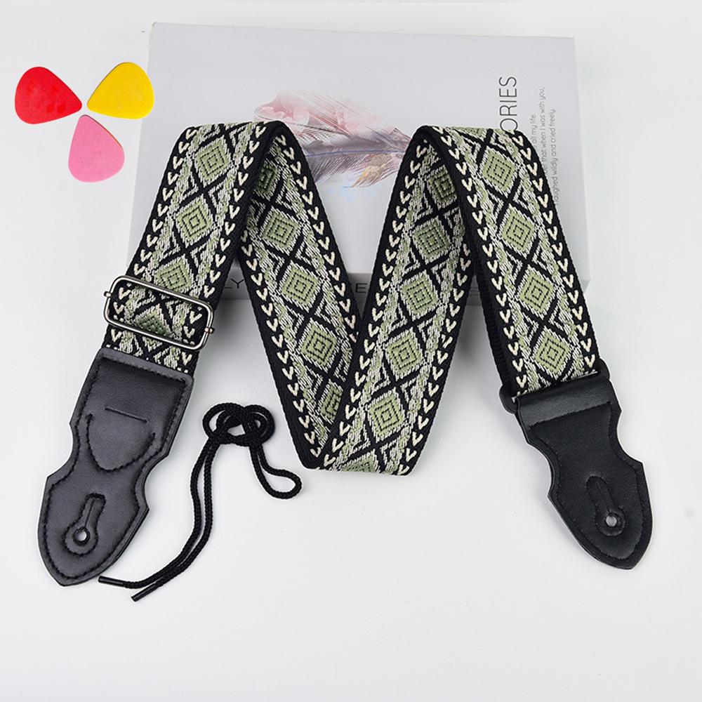Electric Guitar Strap Acoustic Folk Guitarra Belt Straps Vintage Embroidery Stylish Guitar Straps Pick Pocket Guitar Accessories
Electric Guitar Strap Acoustic Folk Guitarra Belt Straps Vintage Embroidery Stylish Guitar Straps Pick Pocket Guitar Accessories
