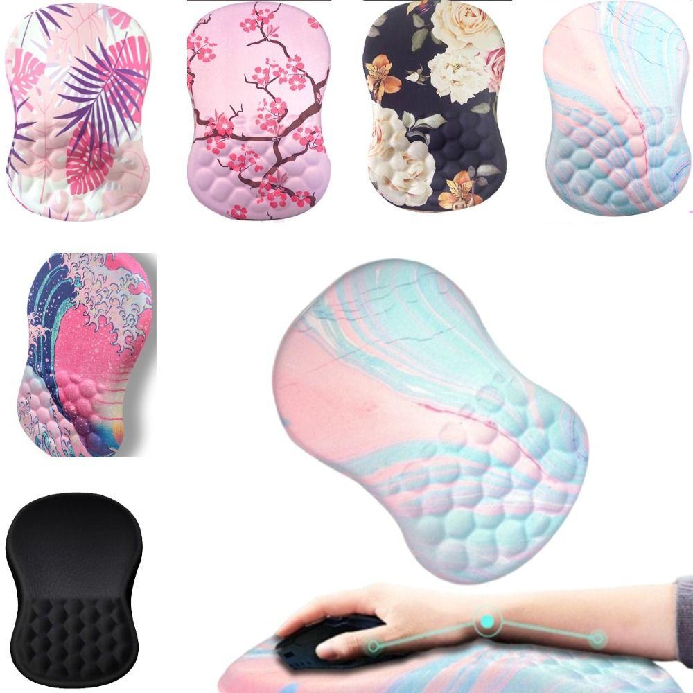 3D Mouse Pad with Wrist Rest Memory Space Cotton Ergonomic Mousepad Gel Wrist Support Computer pink leaves
3D Mouse Pad with Wrist Rest Memory Space Cotton Ergonomic Mousepad Gel Wrist Support Computer pink leaves