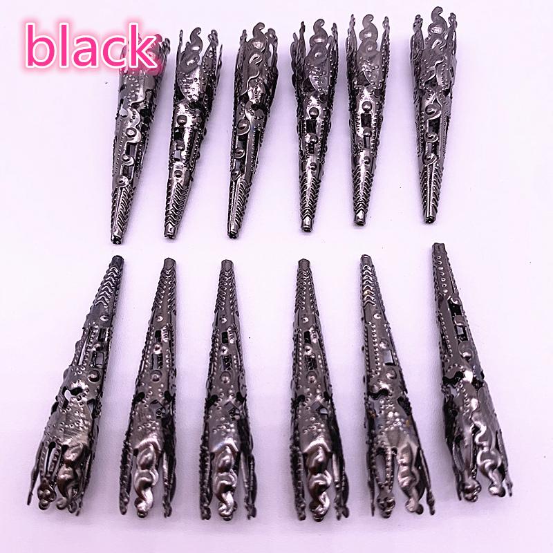 30pcs / Lot 42 X8mm Alloy Caps Bead Hollow Out Flower Bugle Filigree Bead End Cap Cone Jewelry Making Components Finder чорний
30pcs / Lot 42 X8mm Alloy Caps Bead Hollow Out Flower Bugle Filigree Bead End Cap Cone Jewelry Making Components Finder чорний