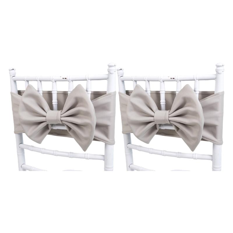Elastic Chair Bows Tie Chair Back Sashes Decors Set of 2 for Weddings and Parties Event for Enhancing Venue Elegances серебряный серый
Elastic Chair Bows Tie Chair Back Sashes Decors Set of 2 for Weddings and Parties Event for Enhancing Venue Elegances серебряный серый