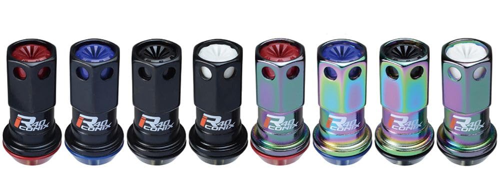 Racing Composite R40 iCONIX Wheel Lock M12 x with Resin KYO-EI (Kyoei Industry) Nuts, P1.25, Caps, Black/Black, RIF-13KK чёрный
Racing Composite R40 iCONIX Wheel Lock M12 x with Resin KYO-EI (Kyoei Industry) Nuts, P1.25, Caps, Black/Black, RIF-13KK чёрный