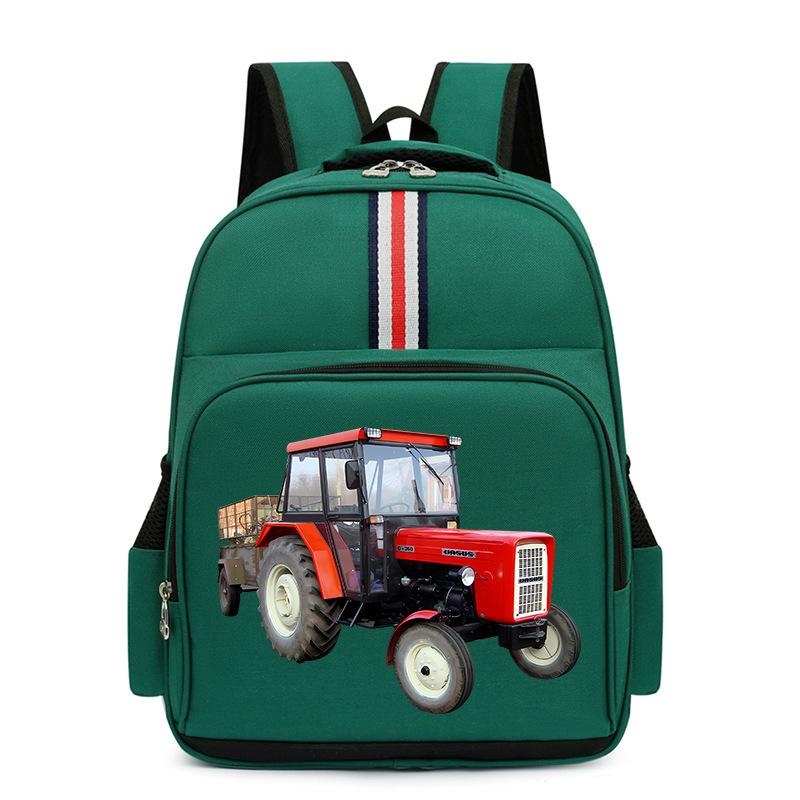 Трендовый Креативный Принт Легкая Защита Ребер Детский Дорожный Рюкзак Начальная Школа Детский Сад Кампус Школьная Сумка Новый Small (34 * 28 * 11cm)