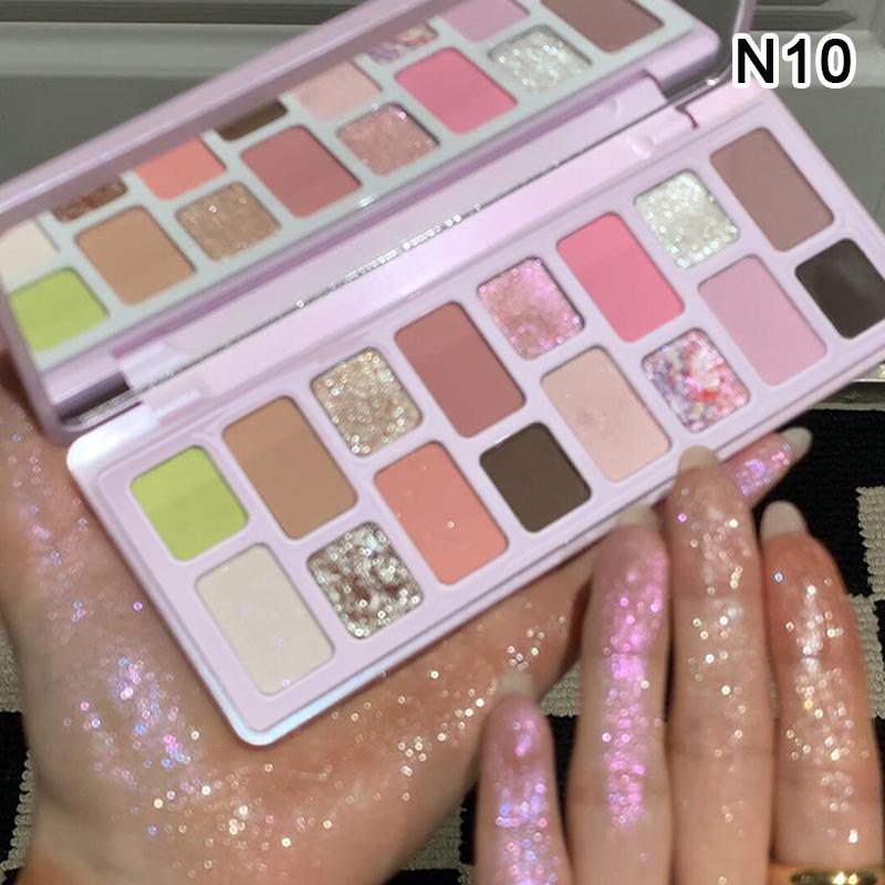 Dikalu 16 Color Eyeshadow Palette Professional Women Makeup Long-Lasting Pearly Shiny Pink Blue Green Eye Shadow Palette Glitter as the picture
Dikalu 16 Color Eyeshadow Palette Professional Women Makeup Long-Lasting Pearly Shiny Pink Blue Green Eye Shadow Palette Glitter as the picture