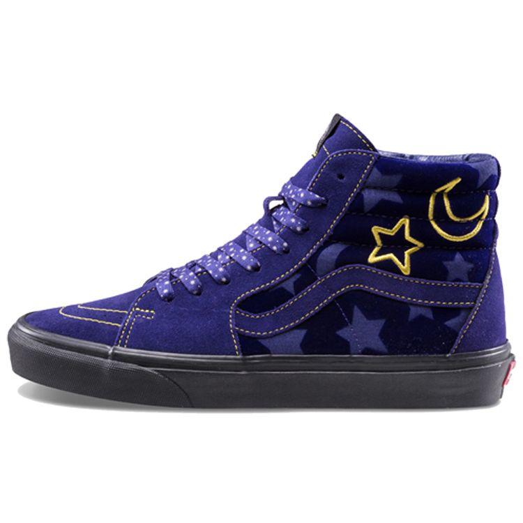 Кроссовки унисекс Vans Disney x Sk8-Hi Sorcerers Apprentice Синий Черный VN0A38GEUPP
Кроссовки унисекс Vans Disney x Sk8-Hi Sorcerers Apprentice Синий Черный VN0A38GEUPP