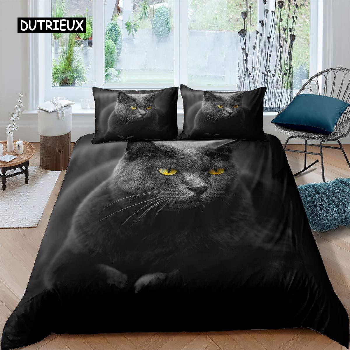 Комплект постельного белья с рисунком кота, комплект постельного белья для близнецов с милым котенком для мальчиков, полиэстер, таинственный черный кот, пододеяльник размера «king size» AU Queen(210x210cm)
Комплект постельного белья с рисунком кота, комплект постельного белья для близнецов с милым котенком для мальчиков, полиэстер, таинственный черный кот, пододеяльник размера «king size» AU Queen(210x210cm)