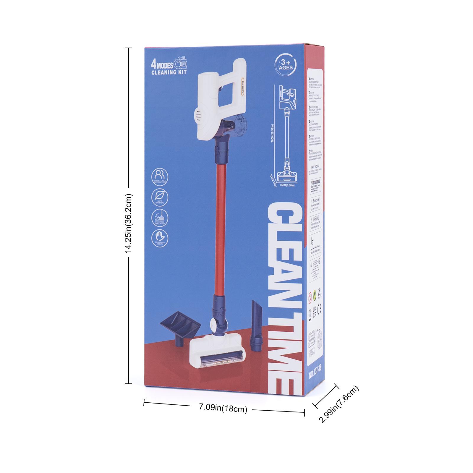 Kids Pretend Play Vacuum Cleaner Toy with Sound and Light
Kids Pretend Play Vacuum Cleaner Toy with Sound and Light