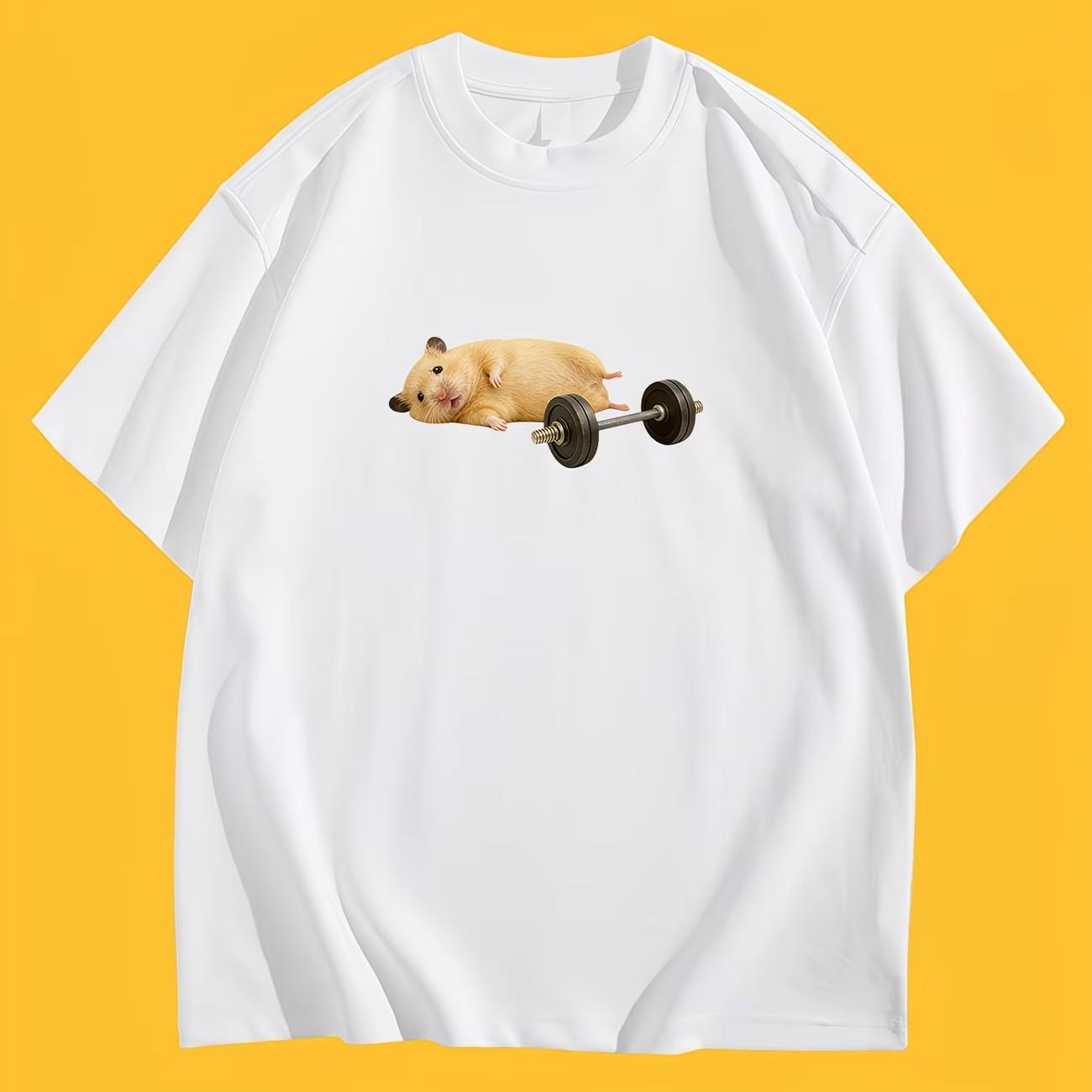 Funny Hamster Weightlifting Meme TShirt Gym Humor Graphic Tee Summer Short Sleeve Casual Streetwear Trendy Fashion Unisex Top S
Funny Hamster Weightlifting Meme TShirt Gym Humor Graphic Tee Summer Short Sleeve Casual Streetwear Trendy Fashion Unisex Top S