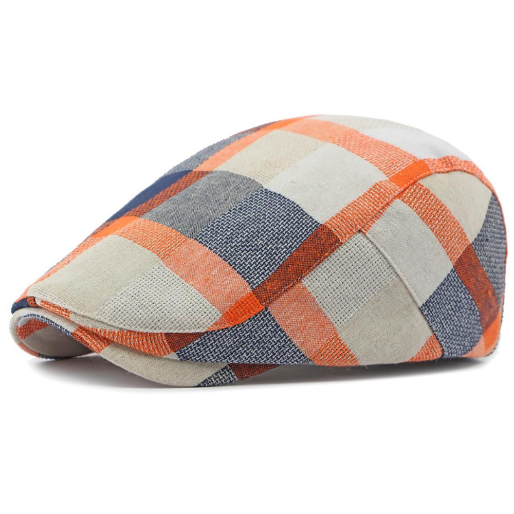 HT4625 Beret Cap Men Women Spring Summer Hat Vintage Plaid Artist Painter Beret Hat Adjustable Ivy Flat Cap Retro Berets for Men 55-59cm Adjustable помаранчевий
HT4625 Beret Cap Men Women Spring Summer Hat Vintage Plaid Artist Painter Beret Hat Adjustable Ivy Flat Cap Retro Berets for Men 55-59cm Adjustable помаранчевий