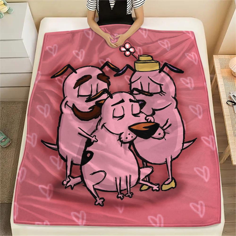 Courage the Cowardly Dog Print Flannel Blanket, High quality Comfortable for All Seasons, Home Decor, Warmth and Comfort 80cm x 120cm
Courage the Cowardly Dog Print Flannel Blanket, High quality Comfortable for All Seasons, Home Decor, Warmth and Comfort 80cm x 120cm
