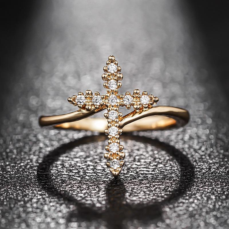 CAOSHI Newly Designed Silver Color/Gold Color Finger Rings Cross Brilliant Cubic Zirconia Jewelry Wedding Accessories for Women 12
CAOSHI Newly Designed Silver Color/Gold Color Finger Rings Cross Brilliant Cubic Zirconia Jewelry Wedding Accessories for Women 12
