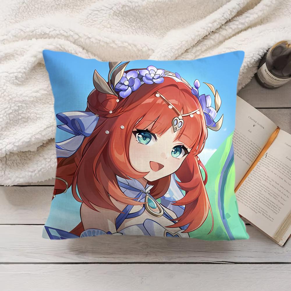 Nilou Cute Genshin Impact Cushion Cover Silky Short Plush Invisible Zipper Dustproof Sofa Pillow Case For Home Decor 30x30cm
Nilou Cute Genshin Impact Cushion Cover Silky Short Plush Invisible Zipper Dustproof Sofa Pillow Case For Home Decor 30x30cm