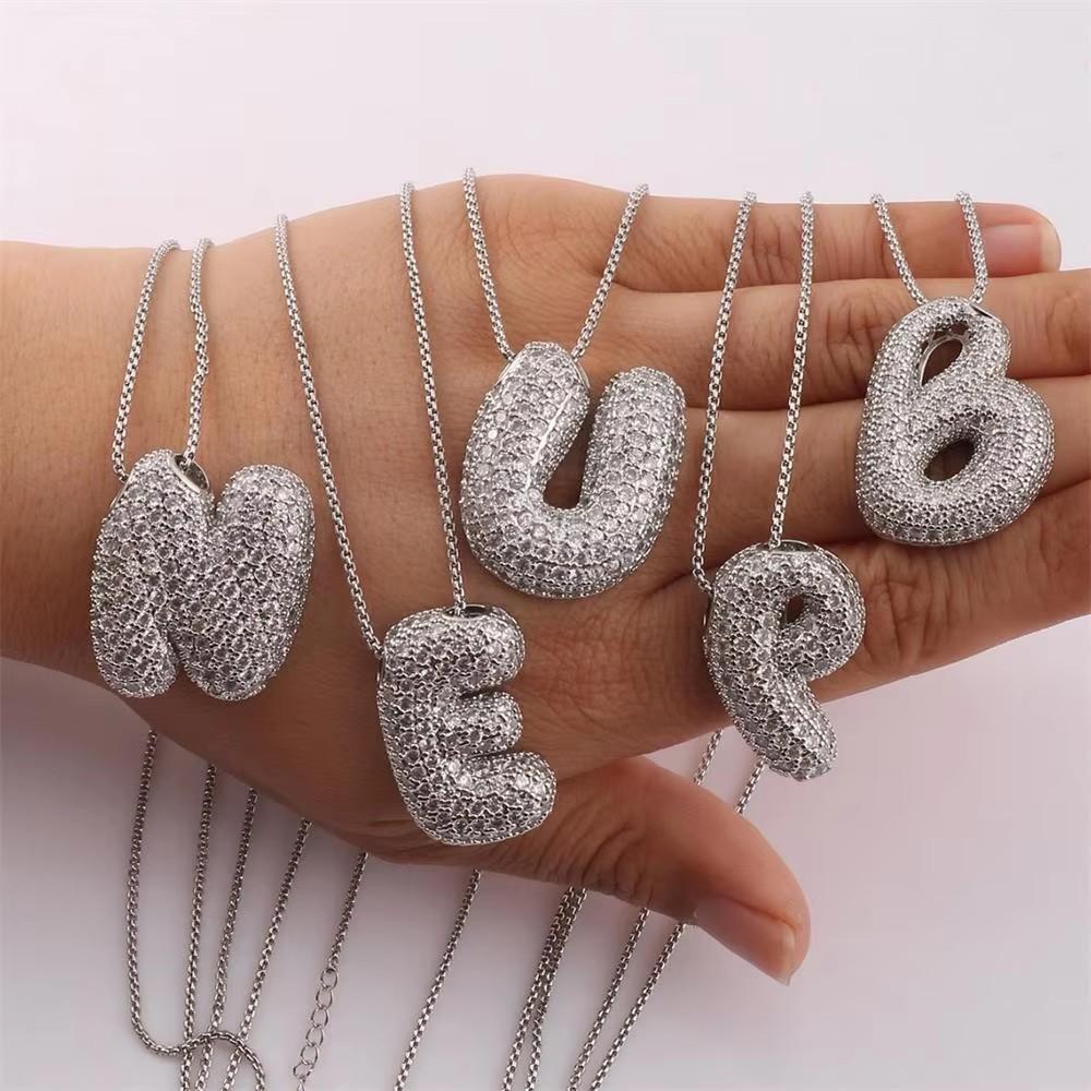 Hip Hop Gold Plated CZ Zircon Initial Letter Stud Earrings for Women Balloon Bubble Fat Alphabet Ear Studs Punk Jewelry Z
Hip Hop Gold Plated CZ Zircon Initial Letter Stud Earrings for Women Balloon Bubble Fat Alphabet Ear Studs Punk Jewelry Z