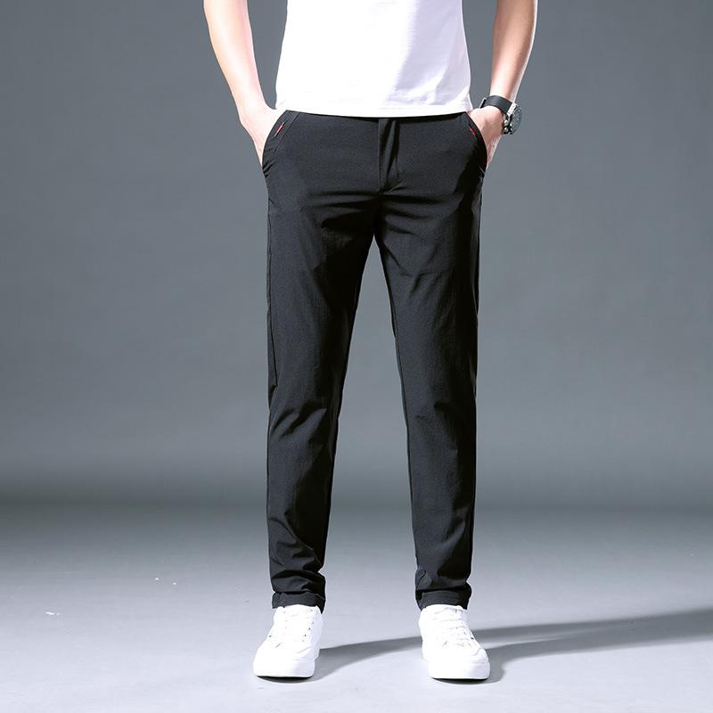Stretch Trousers for Men: Ice-Silk Breathable Casual Trousers New Style Trendy Summer Slim-Fit Straight-Leg Lightweight Design 28 чёрный
Stretch Trousers for Men: Ice-Silk Breathable Casual Trousers New Style Trendy Summer Slim-Fit Straight-Leg Lightweight Design 28 чёрный