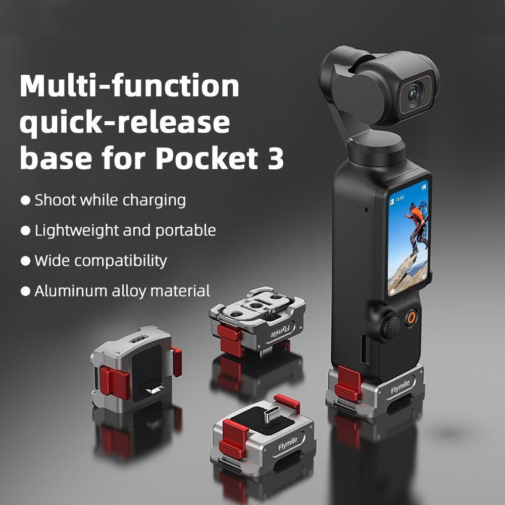 Легка зарядна база Type-C з роз ємом 1/4 для аксесуарів камери DJI Osmo Pocket 3 Base
Легка зарядна база Type-C з роз ємом 1/4 для аксесуарів камери DJI Osmo Pocket 3 Base